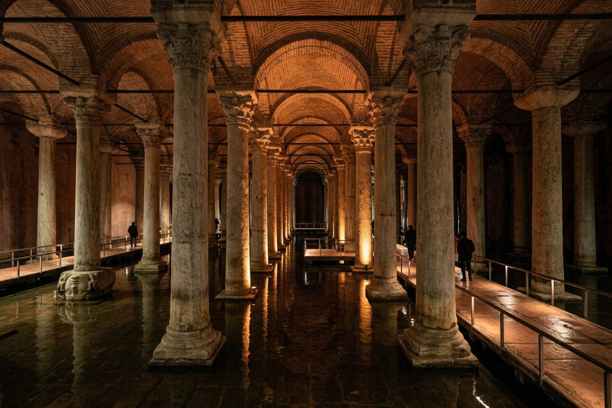 Die Basilika-Zisterne: Ein architektonisches Meisterwerk