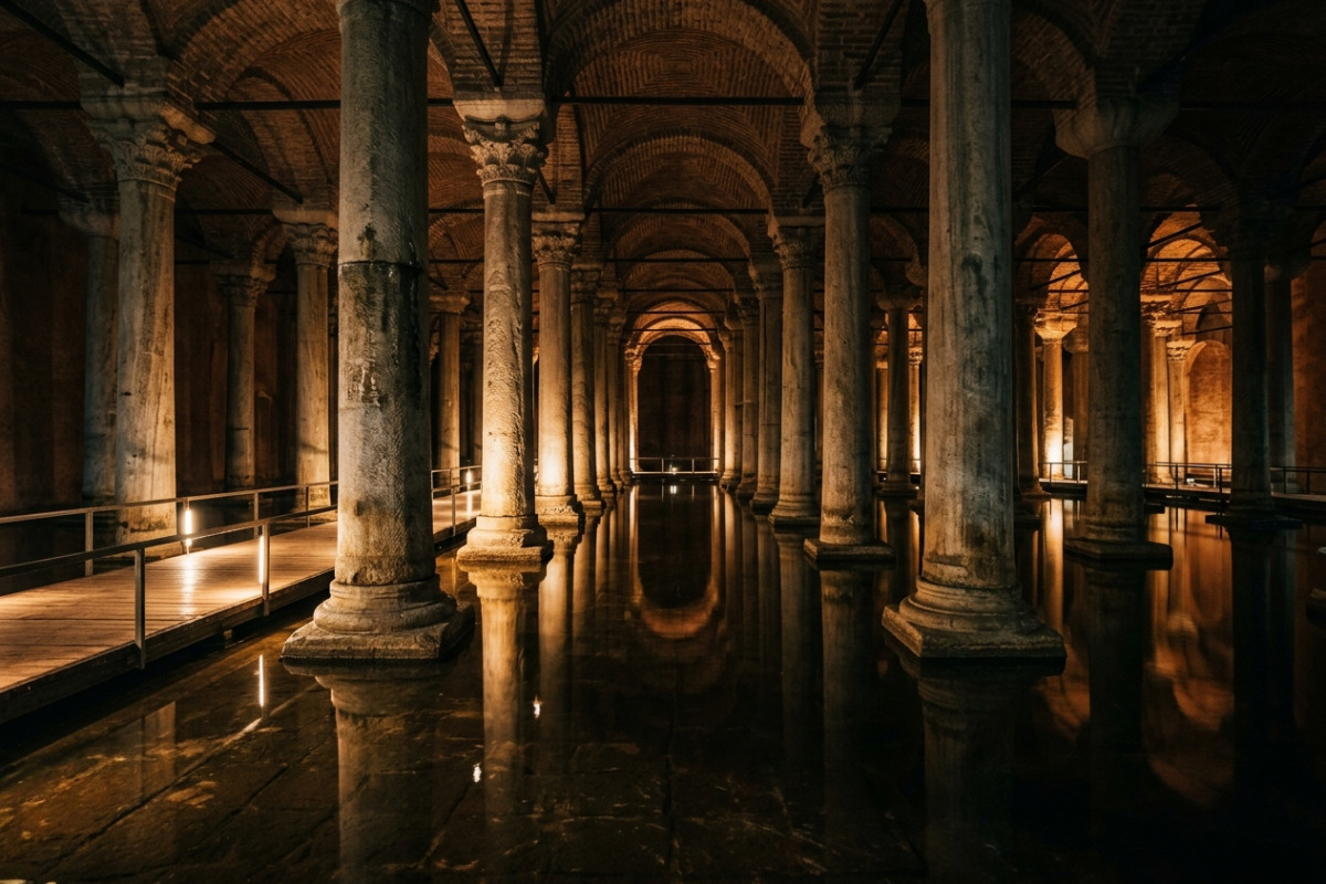 Die Basilika-Zisterne: Ein Ort der Stille und Reflexion