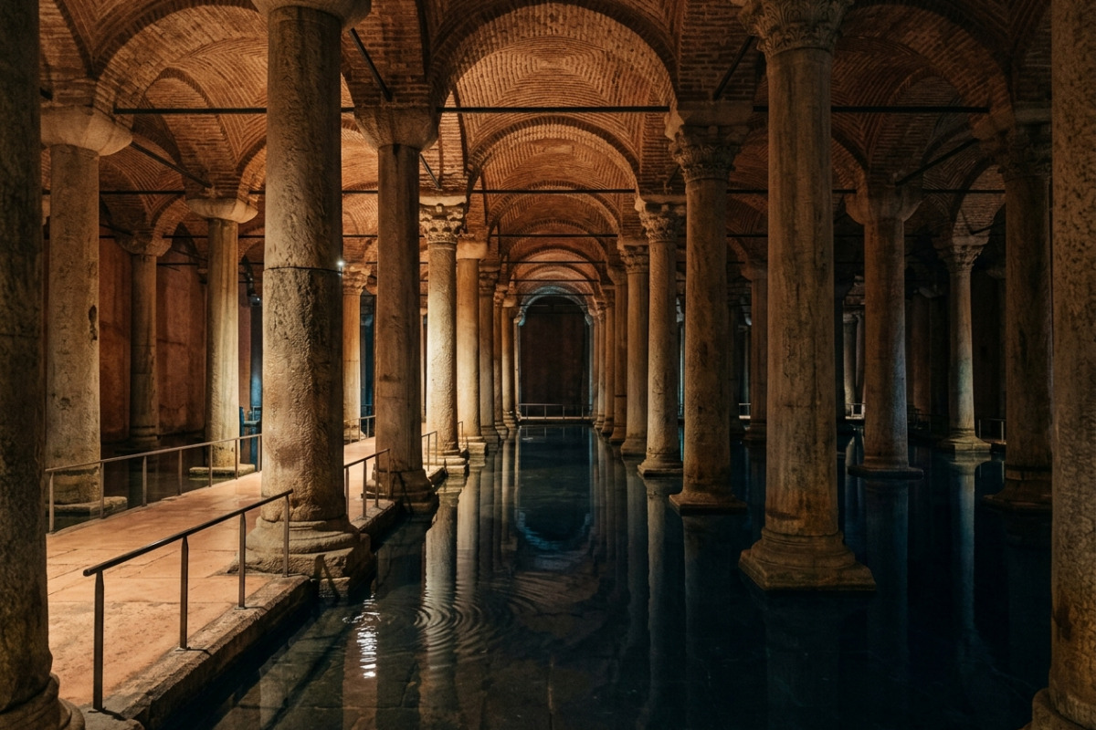 Die Basilika-Zisterne: Ein verborgenes Labyrinth der Geschichte
